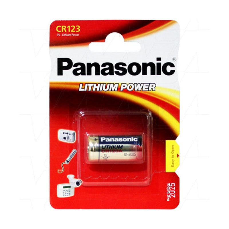 3V Battery for Wireless Detectors, CR123A-Generic-CTC Security