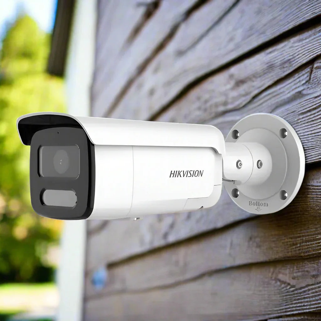 Hikvision 8MP Smart Hybrid Light ColorVu Bullet Camera Light & Speaker Liveguard, DS-2CD2T87G2H-LISU/SL - CTC Communications