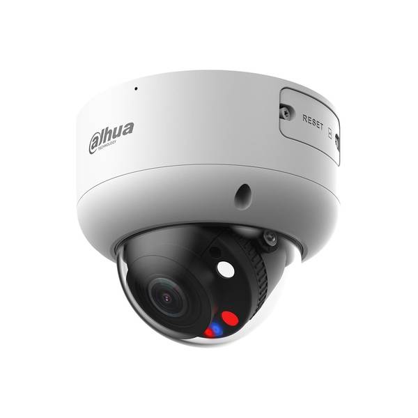 Dahua 8MP TIOC 2.0 Active Deterrence Dome Motorised Camera, DH-IPC-HDBW3849R1P-ZAS-PV-27135 - CTC Communications