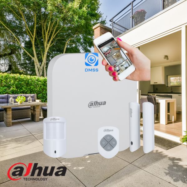 Dahua Wireless Alarm Hub2 Starter Kit, ART-ARC3800H3FW2