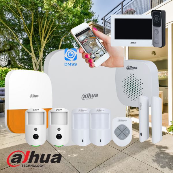 Dahua Wireless Alarm System, Intercom Bundle