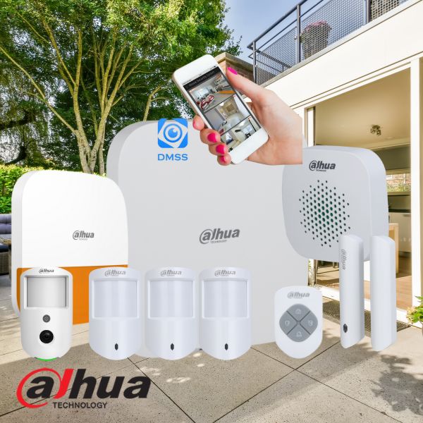 Dahua Wireless Alarm System, Sirens- Camera Kit