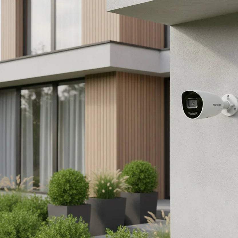 Hikvision DS-2CD2086G2H-I2U/SL 8MP 4K AcuSense Outdoor Strobe Light and Audible Warning Fixed Bullet Network Camera