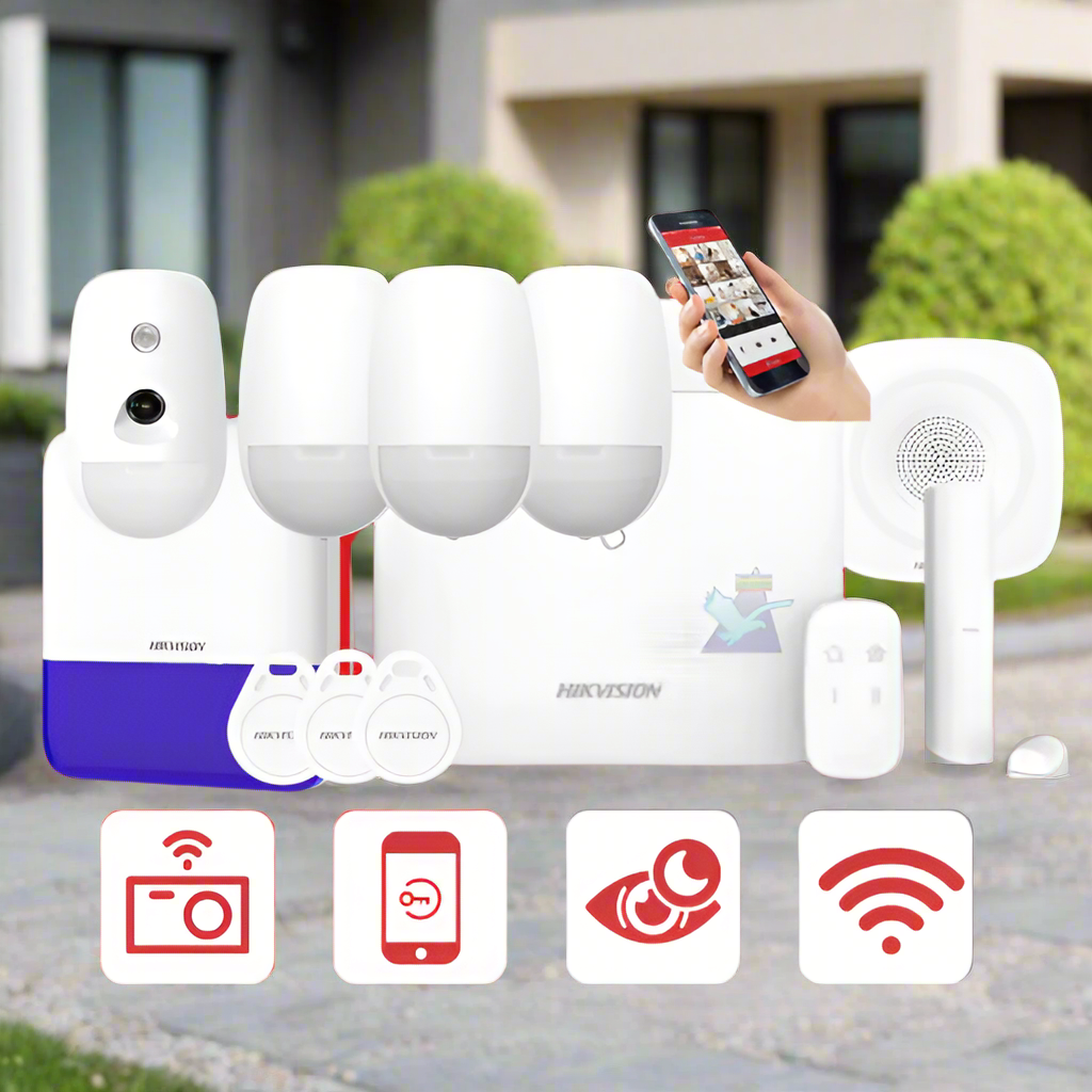 Hikvision Security Alarm, Intercom & 8MP CCTV Kit 4 Channel-CTC Security