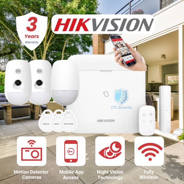 Wireless Alarm System Hikvision AX Pro with Smartphone App