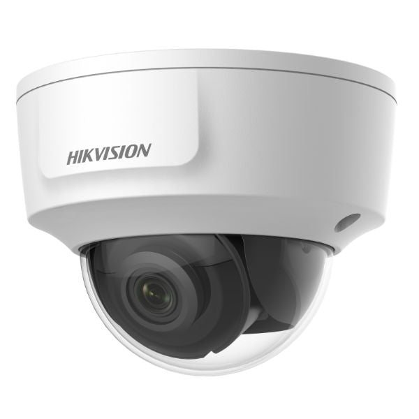 Hikvision security camera on a white background