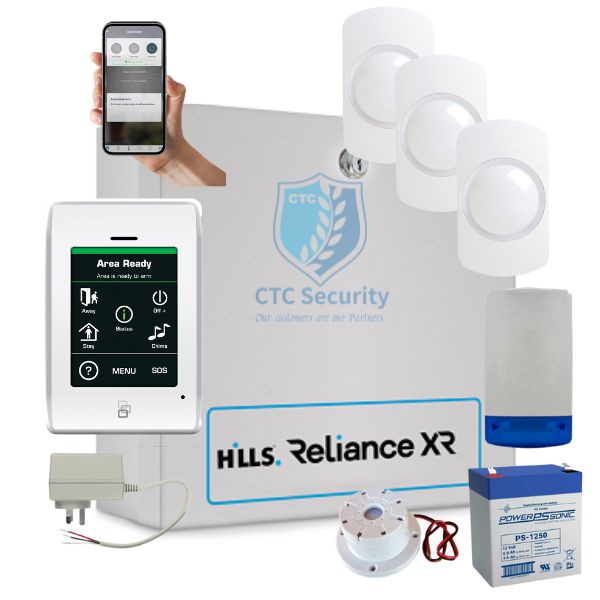 Hills Security Alarm System Reliance XR, Touchnav Kit