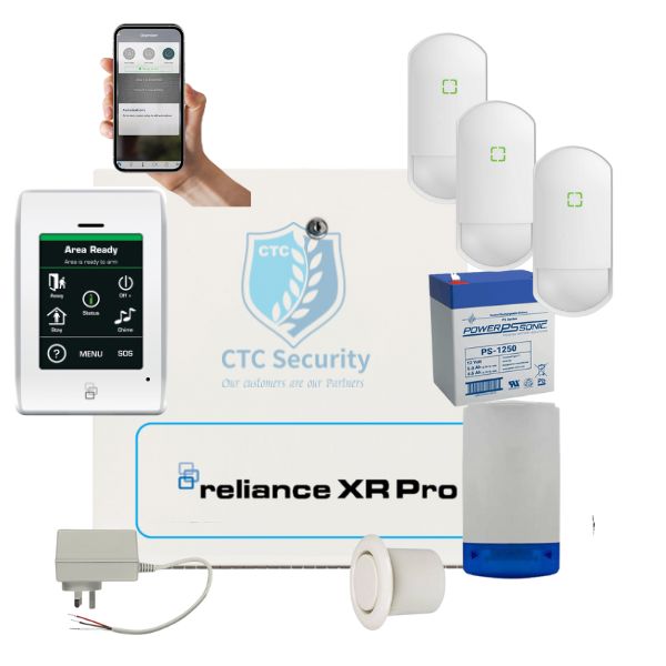 Hills Security Alarm System Reliance XRPro, Touchnav Kit, RELIANCE-XRPRO-K2-2
