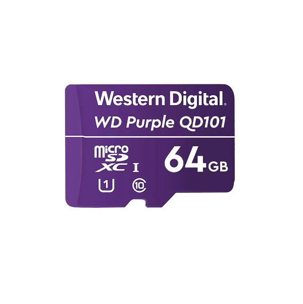 WD Purple SC QD101 microSD card 64GB