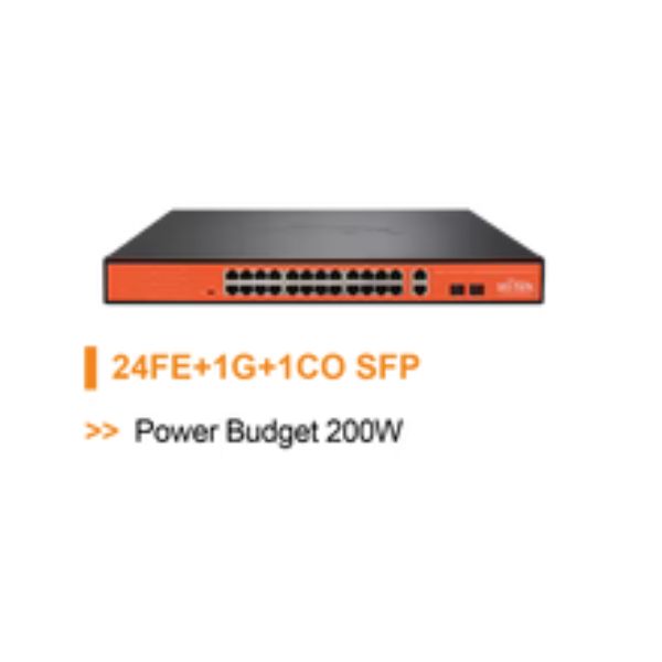 WI-TEK Economic 24 Ports Poe Switch-Wi-Tek-CTC Communications