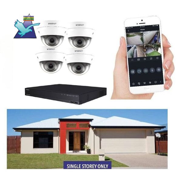 Wiesnet Samsung CCTV Installation Box Hill with 4 Cameras