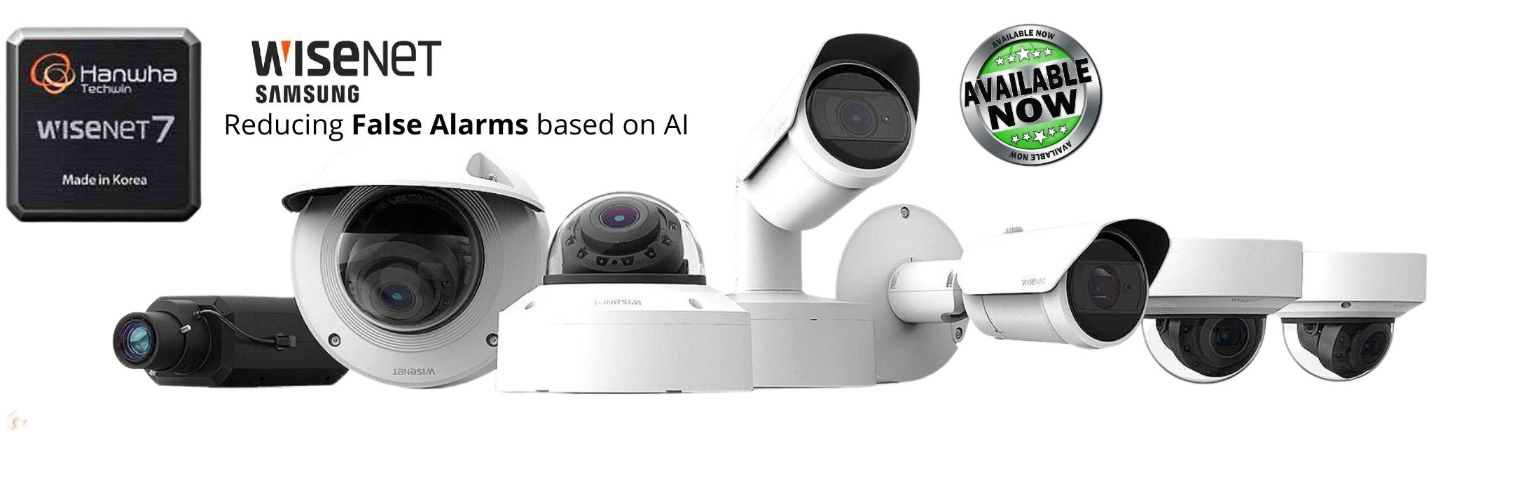 The Wisenet Samsung cameras series are quality CCTV products that offer essential features in creating a safe and secure environment, delivering a clear image quality.