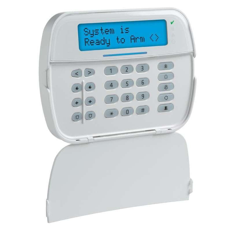 DSC PowerSeries NEO 128-Zone LCD Hardwired Keypad with Built-in Power-G Transceiver,  DSCHS2LCDRF4-N