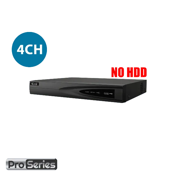 HiLook 4 Channel K series Network Video Recorder, NVR-104MH-K/4P - CTC Communications