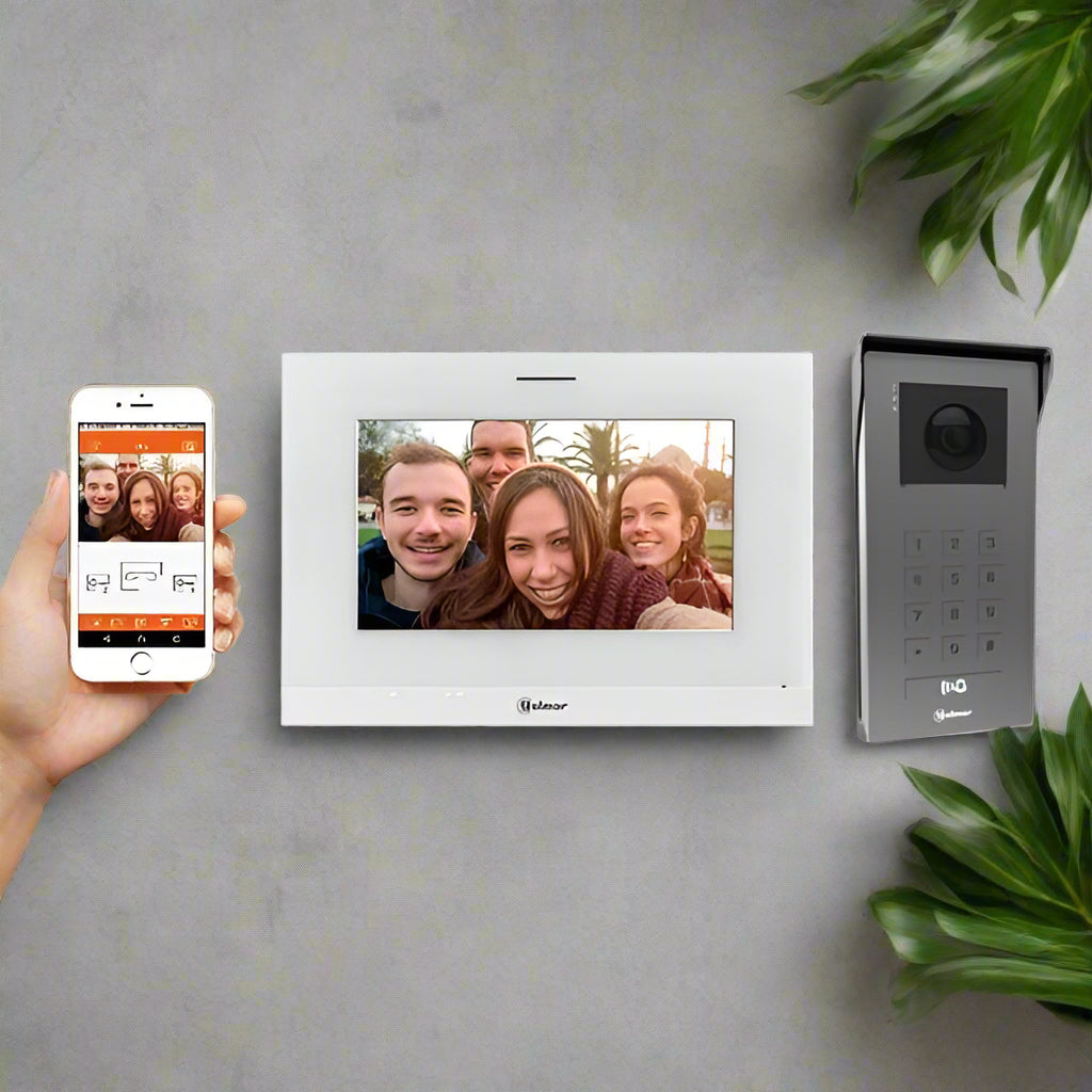 Golmar Intercom Kit Smartphone Connection, Keypad Door Station, GL-SOUL 7W ACS Kit