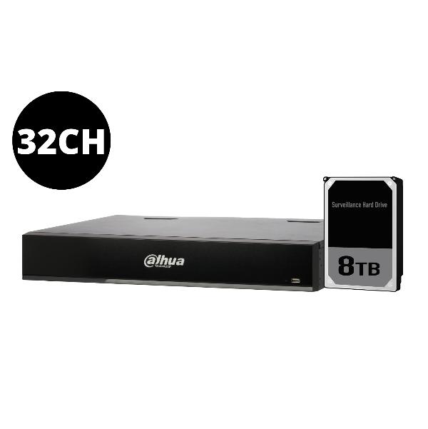 Dahua 32CH AI NVR 8 TB HDD