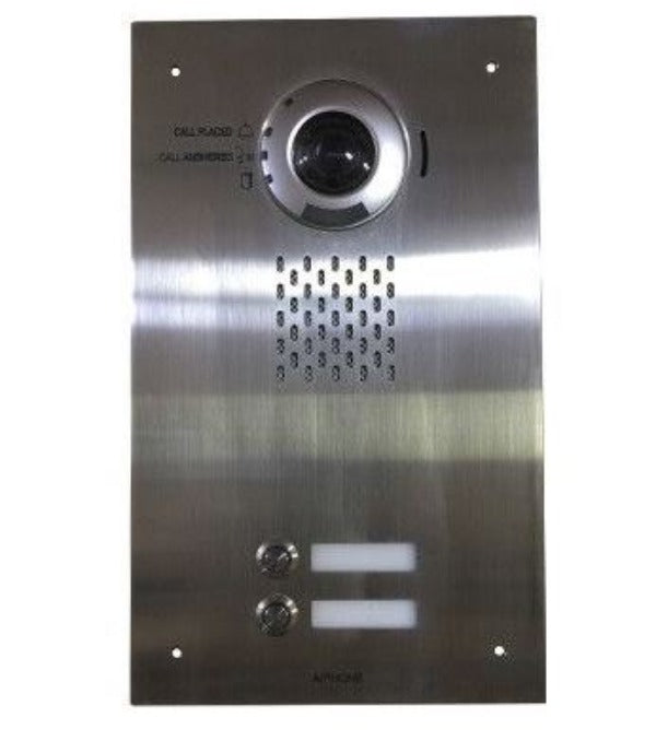 Aiphone Intercom IP Button Video Door Station With Mechanical Button, IX Series 2, IX-2DVF