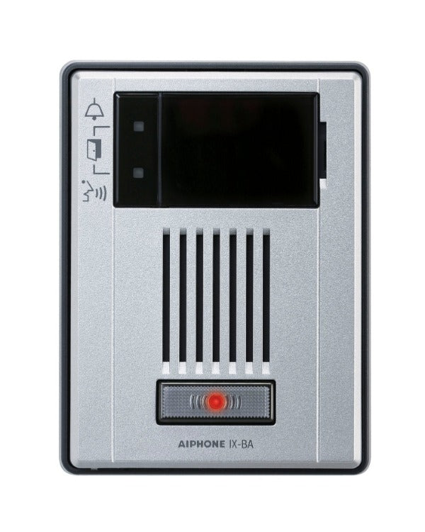Aiphone Intercom IP 1 Button Audio Door Station With Mechanical Button, IX Series 2, IX-BA
