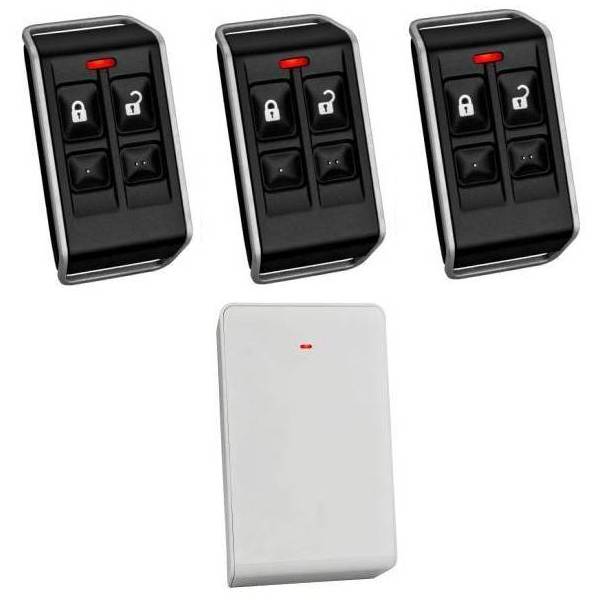 Bosch 6000 Remote Control Kit, Wireless Receiver + 3 Remotes with 4 buttons (Plastic radion)