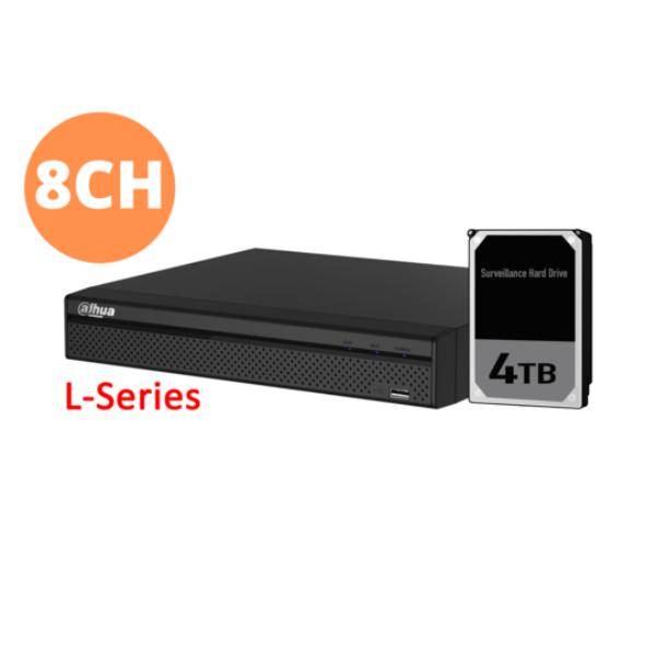 Dahua Network Video Recorder Lite Series 8 Channel  4TB HDD