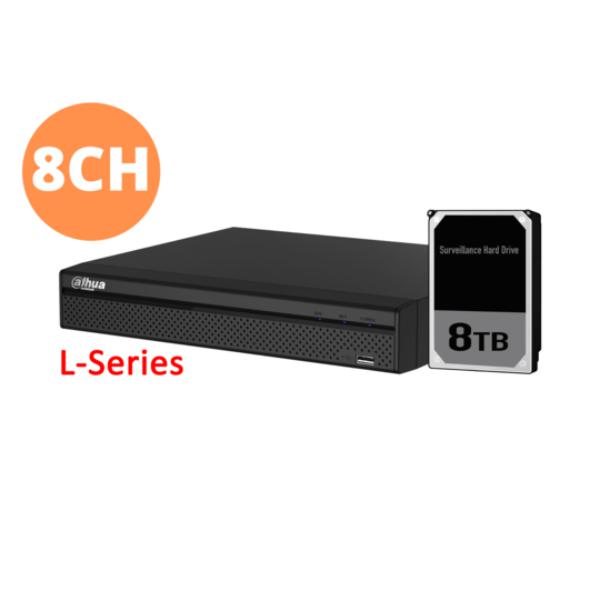 Dahua Network Video Recorder Lite Series 8 Channel  8TB HDD