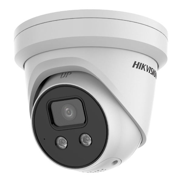 Hikvision Acusense Turret Camera 8MP 4K with Sound, Strobe, Light & Alarm, DS-2CD2386G2-ISU/SL