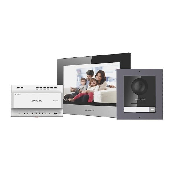 Hikvision 2nd Gen 2-wire IP Video Intercom Kit, DS-KIS702-P