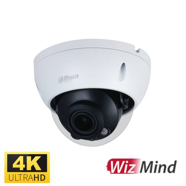 Dahua 8MP (4K) Dome Camera, Motorised Lens- CTC Security