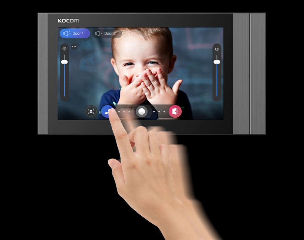 Kocom IP Intercom Kit, Touchscreen High Resolution