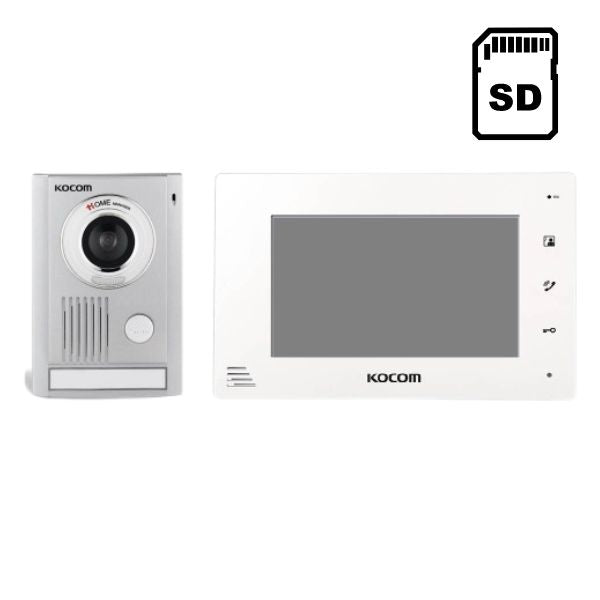 Kocom Intercom Kit with CCTV Integration + Picture Memory