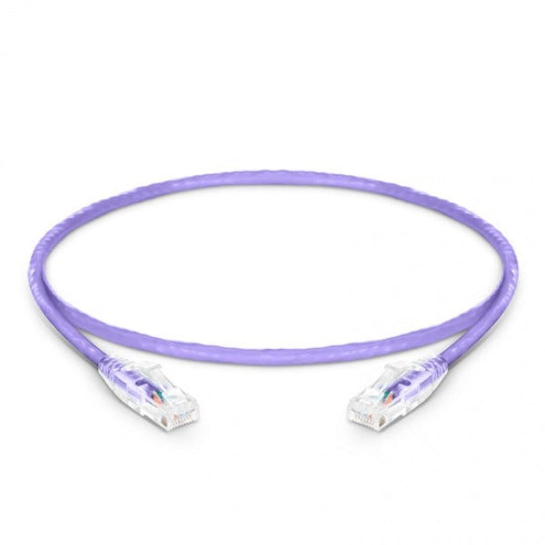 Purple Cat6A Short