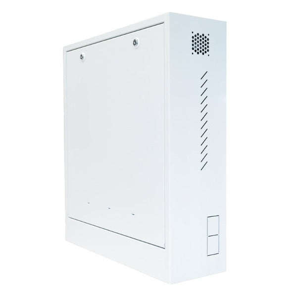 Slimline Vertical Wall Mount Security Cabinet side view