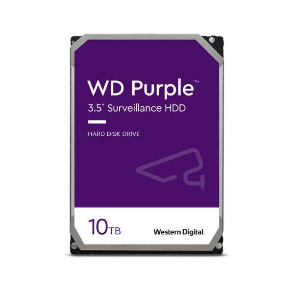 Western Digital 10TB Hard Drive Purple-CTC Security
