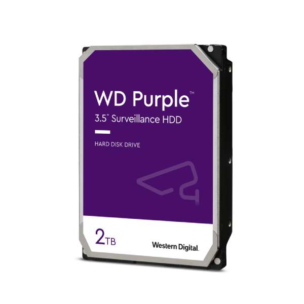 Western Digital 2TB HDD Purple Surveillance Hard Drive-Hard Drive-CTC Security