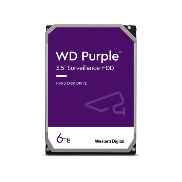 Western Digital 6TB HDD Purple Surveillance Hard Drive-Hard Drive-CTC Security