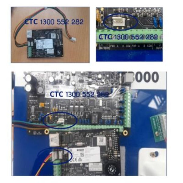 Bosch 2000/3000 Ethernet Communication Module wiring Diagram