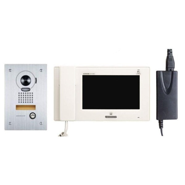 Aiphone Home Intercom Kit, Flush Mounted Door Station, JPS4AEDF-CTC Security