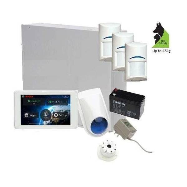 Bosch Solution 3000 Alarm System with 3 x Gen 2 Tritech Detectors+ 5" Touch Screen Code pad-Alarm System-CTC Security
