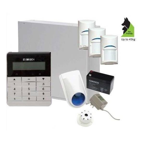 Bosch Solution 3000 Alarm System with 3 x Gen 2 TriTech Detectors+ Text Code pad-Alarm System-CTC Security