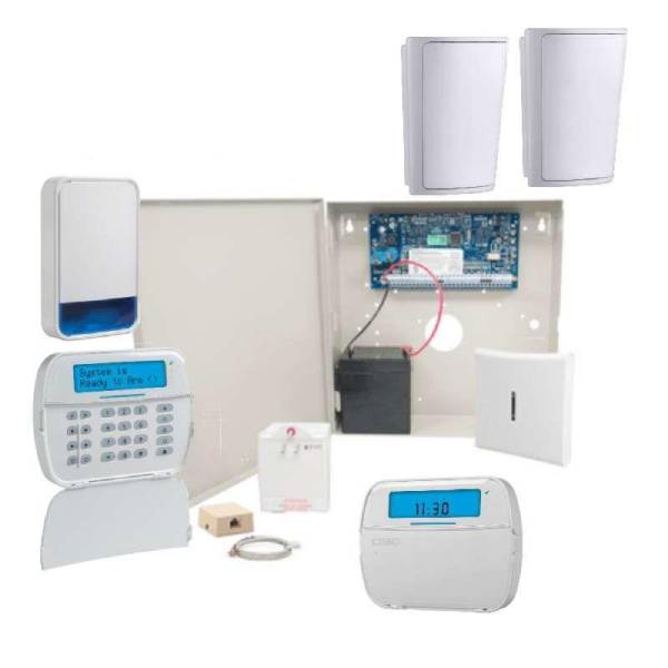 DSC Neo Wireless Home Alarm System, 2 Detectors, 2 Keypad, Wireless Siren kit-Alarm System-CTC Security