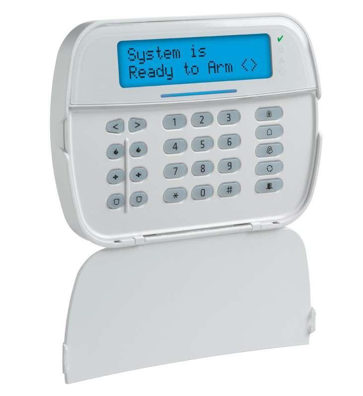 DSC Power Series LCD Hard Wired Keypad Tag Supported, DSCHS2LCDRFP4-N-Code Pad-CTC Security