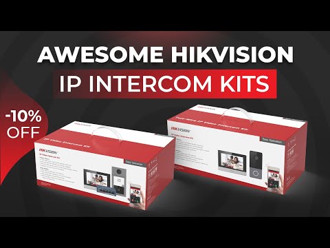 Hikvision 2nd Gen IP Video Intercom Kit, DS-KIS603-P(B)