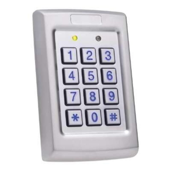 Rosslare Standalone 3x4 PIN Keypad Relay Backlit, Vandal Resistant, Rear Cable, ACQ41SB-Keypad-CTC Security