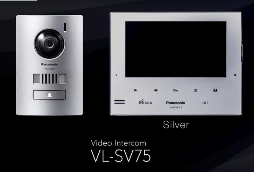 Panasonic Video Intercom for Home, Silver Monitor, VL-SV75AZ-S