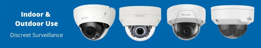 8 Megapixel Dome Surveillance Cameras