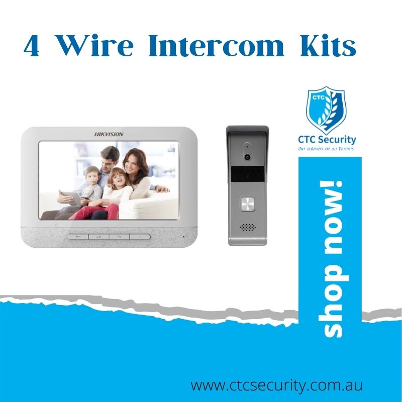 Intercom 4 Channel 4 Wire Intercom Kits- Leading Brands- Fast Delivery