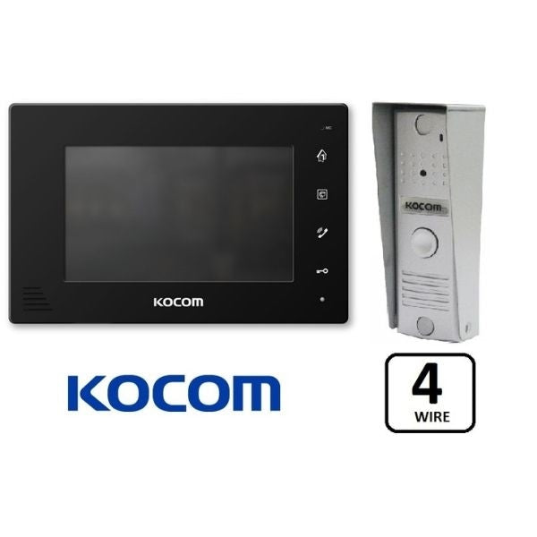 Kocom Button Kocom Intercom Kits- 2 Wire, 4 Wire and IP Video