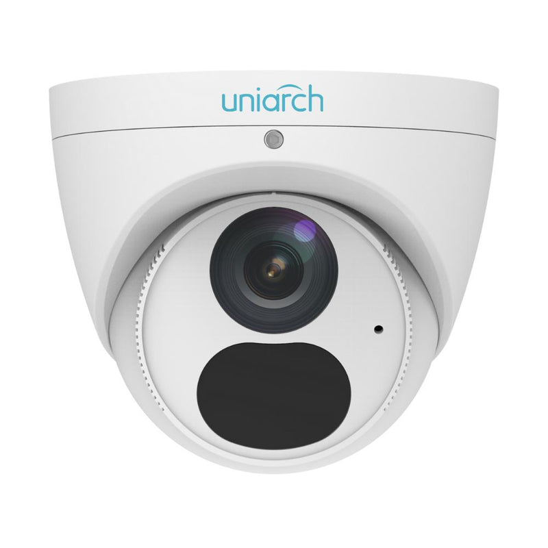 Uniarch 6MP Starlight Fixed Turret Network Camera, IPC-T1E6-AF28K-Surveillance Camera-Uniarch-CTC Security