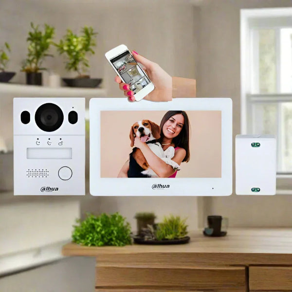 Dahua DHI-KTX01(S) 2 wire Smartphone Intercom Kit with Colour Monitor