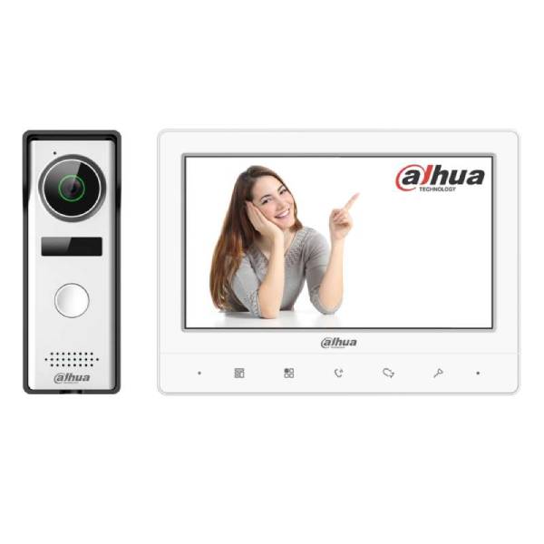 Kit interphone vidéo | IP | Dahua | Platine de rue + écran intérieur + switch PoE Kit interphone vidéo | IP | Dahua | Platine de rue + écran intérieur + switch PoE